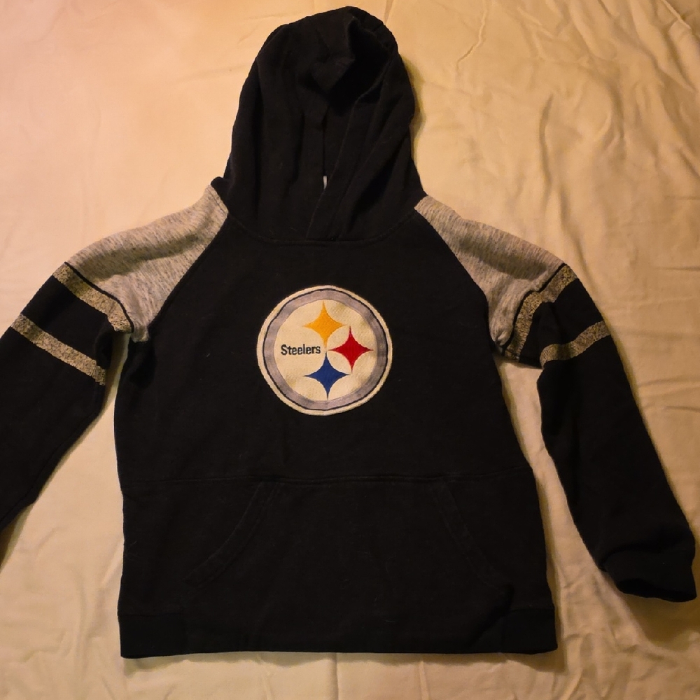 NFL Steelers Youth Black Pullover